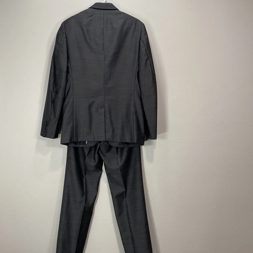 INC international‎ concepts slim fit suit jacket pants blazer gray 30x32